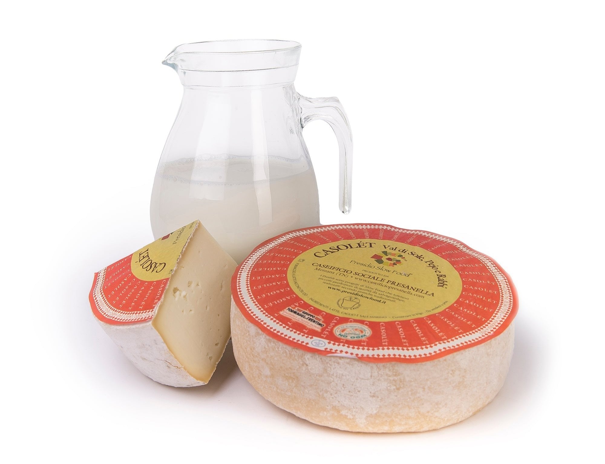 FORMAGGIO TRENTINO TRADIZIONALE CASOLET A LATTE CRUDO DELLA VAL DI SOLE PRESIDIO SLOW FOOD